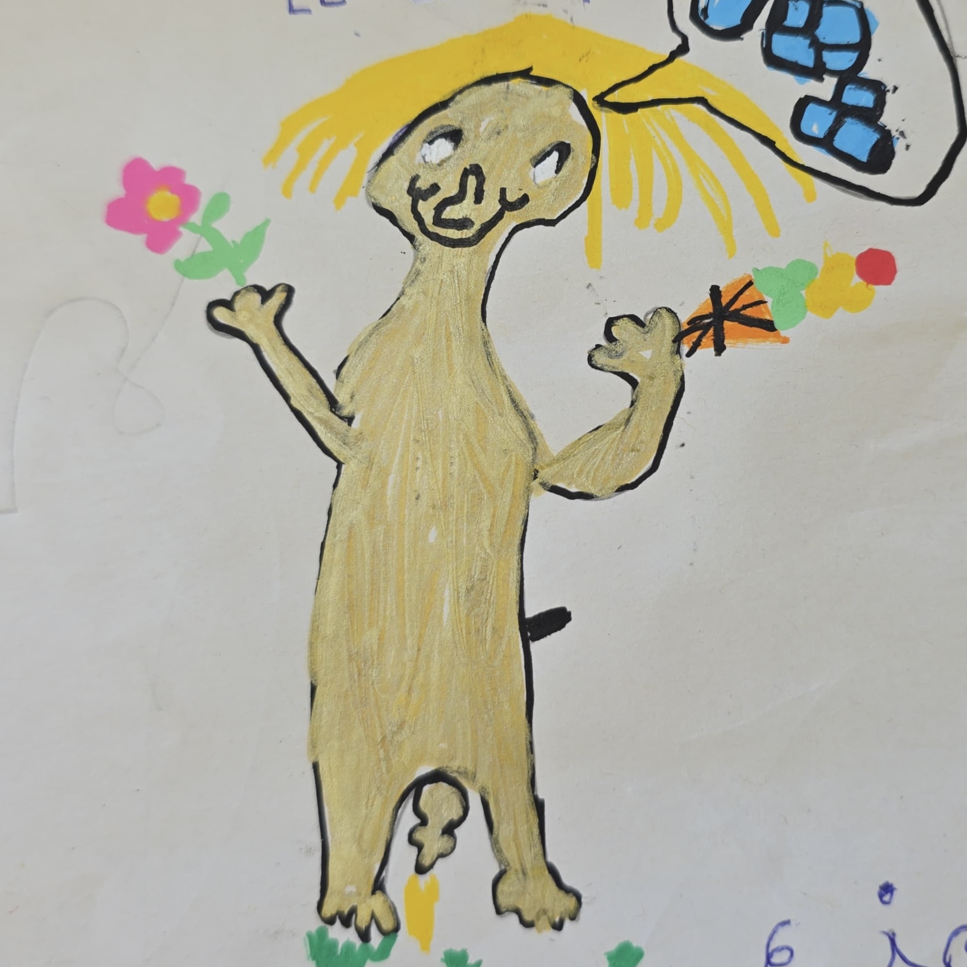 Kid drawing